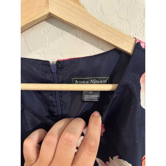 Jessica Howard Floral Fit & Flare Mini Dress - Picture 6 of 7